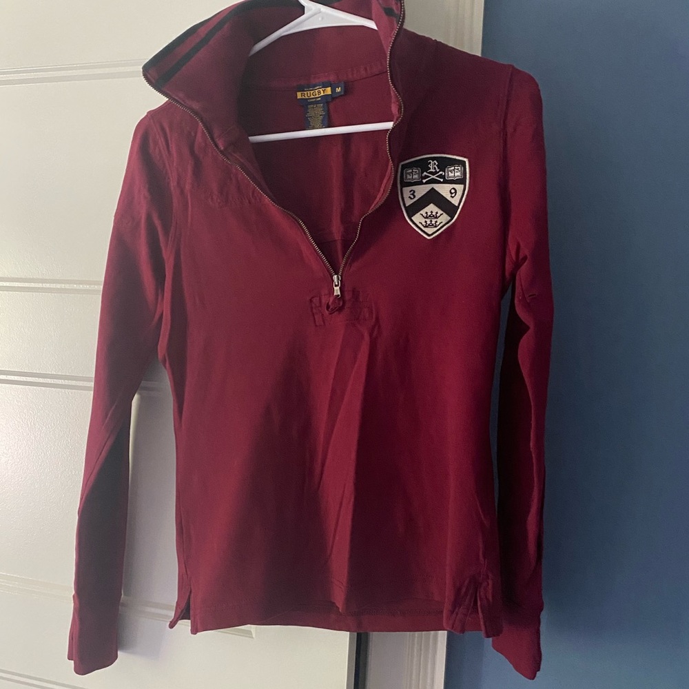 M Rugby quarter zip